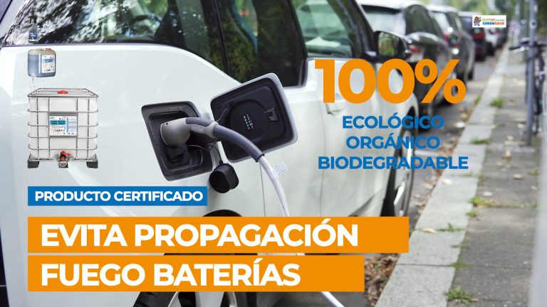 Simonrack Ecofire Fighting Industry, único producto certificado que evita la propagación del fuego de baterías